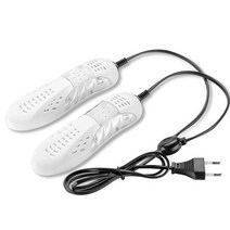 극강 가성비 캠핑 차량용온풍기 히터레이스 카 모양 신발 건조기 발 보호 부팅 냄새 제거 탈습 기기 보라색, 02 백색_02 EU