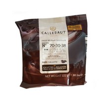 베이킹파티 칼리바우트 다크커버춰 초콜릿 400g 70.5% 70-30-38, 아이스박스 구매하지않음