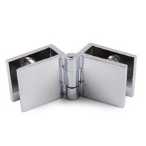 유리진열장경첩 유리문 유리경첩 더블 180도 6~8T, 1개