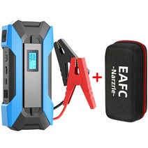 밧데리재생기 EAFC 자동차 점프 스타터 보조베터리 25000mah 휴대용 부스터 비상 배터리 충전기 12V 800A, 02 jump starter and box