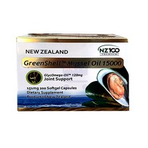 NZ100 그린쉘 머슬 오일 15000 초록입홍합오일 200캡슐