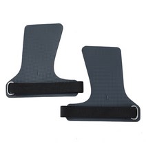 탄소 핑거 홀 핸드 그립 크로스 핏 액세서리 풀업 역도 케틀벨 체조 운동, 노홀 그레이, s