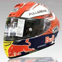 쇼에이 헬멧 풀페이스 시스템 오픈페이스 클래식 agv SHOEI x 14 마르케즈 풀베어러 풀 페이스 오토바이 헬, 14 helmet