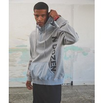 애드호크 아노락 후드 티셔츠 MELANGE GREY (HWSLTA5)