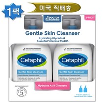 Cetaphil 세타필 대용량 젠틀 스킨 클렌져 591ml 2개set 1팩, 1개, 1182ml