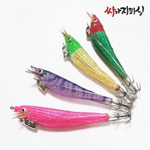 데스페라도 이카파티 EX 라이브 2.5 스페셜 미니 삼봉에기 dtd 생미끼 한치에기 오징어 제주 갑오징어 문어 낚시, EX 라이브 2.5 스페셜 06옐로우(1개)