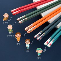 수저 젓가락 세트 홈 가족용 고급 젓가락 선물 독립 위생, F