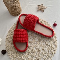 도두리 DIY 손뜨개 코바늘 뜨개질 실내화 취미 만들기 키트 패키지 뜨기 - 동영상제공, 블루탱, 230mm