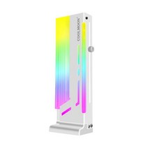 COOLMOON CM-GH2 수직 GPU 지원 다채로운 5V A-RGB 브래킷 컴퓨터 그래픽 카드 스탠드 GPU 홀더, CHINA_White