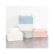 국내제작 가죽 직사각 티슈커버 (5colors), 베이지