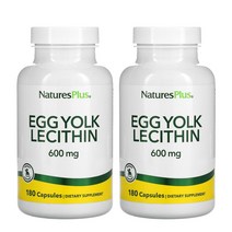 네이쳐스플러스 난황 레시틴 600mg 180캡슐 2개, 1개, 기본