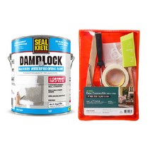 [곰팡이페인트] [베란다페인트] 덤프록 1L 4L 냄새없는 무독성페인트 조색가능 베란다벽면페인트 베란다페인트 셀프페인트 셀프페인팅 셀프인테리어 배송메모에 입력(예시 DEW340), 7인치 벽면 천장 도구세트, 조색 1L(배송메세지에 기입 예:DEW340)