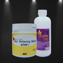 웰화이트닝 블리치 헤어 머리 셀프 블랙빼기 탈색약 100g+산화제300ml, 2세트