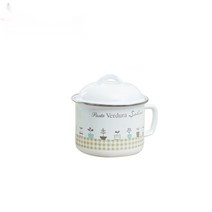 법랑 라면 냄비 1인용 면기 국수 그릇 컵 죽 수프 미니냄비 이유식 밀크팬, 가든, 옵션별 상이