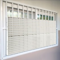 애드라이프 방범 블라인드 화이트 통풍 햇빛 가림막, 6개