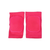무릎 물참 보호대 구부릴때 흘러내리지않는 각개전투 시린 시림 보온대 나일론 축구 배구 축구 패드 사이클링 지원 요가 농구 훈련 보호 댄스 패드 키즈, yj67-로즈-2pcs, 리터60-90kg