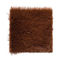 에바 폼 바닥 매트 솜털 플러시 카펫 타일 연동 소프트 퍼즐 깔개, 어두운 갈색