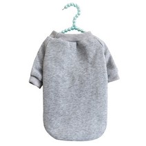 고양이 애완 동물 옷 바디 수트 단색 가을과 겨울 두껍고 패션 코트 새끼 개 조끼, [04] XL, [04] gray