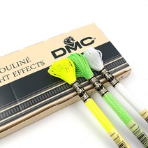 자수마켓/ DMC 라이트이펙트사-형광사 야광사 3색상/ 메탈릭사, E990, 1개
