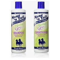 Mane n Tail 매인앤테일 올리브 오일 허벌그로 샴푸 & 컨디셔너 355ml 2종