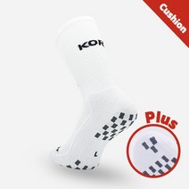 [위풋 WEFOOT 국가대표양말] 더블 논슬립 PLUS 크루 삭스 (KOREA), 화이트, S(230-250)