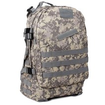 남여공용 밀리터리 패턴 검정 여행 가방 백팩