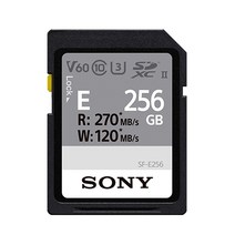[sony메모리카드] 소니 SF-E64 SDXC 64GB 메모리 Class10 E UHS-II U3 V30