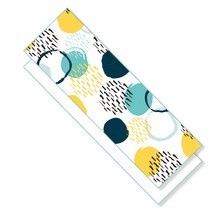 Capezio 스포츠 타월 40*80 흰색 배경, 낙서 서클 30*100 흰색 배경