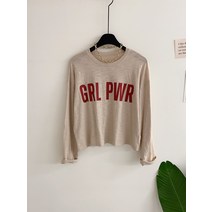 허니제이 / 테보 슬라브 배색 레터링 긴팔 티셔츠(4color)