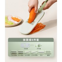 채소 샐러드 채소 야채 무우 오이 당근 감자 고구마 슬라이서 채썰기 채 써는 기계 채칼 커터 토마토 파쇄기, 1개, J