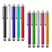 Stylus Pen ARYKX 10 Pack of Fiber Mesh Tip Stylus for Touchscreen Devices Universal Precision Stylu, 1, Black, Silver, Pink, Gold, Dar