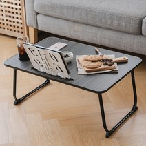 생활탐정 접이식 베드 테이블 좌식 침대 보조 이동식 책상, 블랙