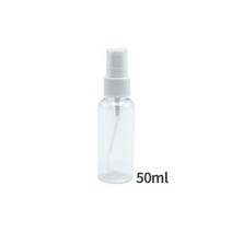 50ml 향수 미스트 투명 플라스틱 스프레이 공병 천연화장품 메이크업공방 쿠선만들기 커버쿠션