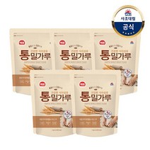 [사조대림] 해표 통밀가루 1kg x5개, 상세 설명 참조