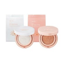식물나라 산소수 생기톤업선쿠션 15g (리필 증정), 01뽀얀화이트(리필증정), 1개