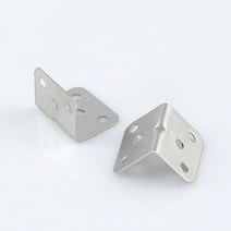 앵글브라켓 90도 스테인레스 스틸 테이블 코너 금속 브래킷 가구 캐비닛 액세서리, 은, 01 은, 01 은
