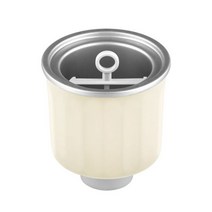 가정용 수제 소프트 젤라또 아이스크림 기계 메이커 제조기 700ml 제빵기 액세서리 통, 하얀