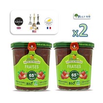 프로방스 유기농 수제 딸기 잼 스프레드 프랑스 과일 쨈, 350g, 2개