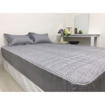 토퍼 침대매트리스 포시즌 누빔 매트리스 커버 S/SS/D/Q 별의별굿즈
