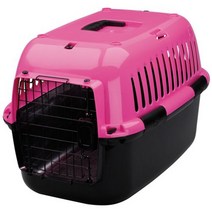 유로펫베르니나 반려동물 캐리어 애견 고양이 이동장 XL 강아지 이동가방 대형 외출가방 차량용 안전벨트 소형식기포함 양옆출구 반려동물캐리어, 반려동물 캐리어 이동장 핑크