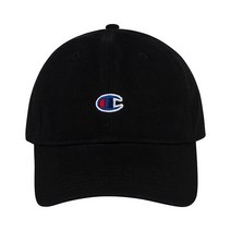 챔피온 아메리타지 볼캡 모자 사이즈 조절 스트랩 다크 블랙, One Size, Black