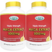2개 마이라이프 마카 추출물 5000 mg 240베지 캡슐