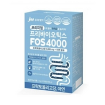 JW중외제약 프리미엄 프리바이오틱스 FOS 4000 플러스 아연 프락토올리고당 유산균, 30포, 18박스
