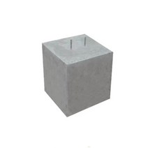 주춧돌 기초석 데크 제작 문의 대량 구매 농막 휀스, 하얀색