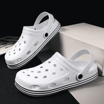 이지슬라이드 모클로그 크록스오프로드 하이드로목 패션 EVA 정원 신발 남자와 여자의 Crocks 샌들 커플 여름 구멍 비치 캐주얼 야외 플랫 슬리퍼