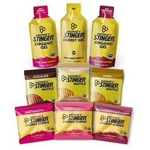 헬스 보충제 Honey Stinger Training Kit – 9 Count Plus Sticker Energy Source for Any Activity 3 Organic Wa