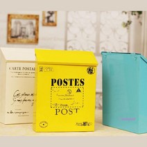 MMS_벽걸이우체통PostBox 우편함수취함 MailBox편지보관함 고충처리함 소리함 우체함 우편통 제안함 건의함 인테리어 고객 메일박스_mms, MMS_인테리어 스틸우편함(오렌지)
