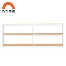 맞춤선반 대형선반 앵글 3000 x 500 x 900 3단, A형 1500+1500, 블랙