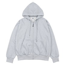 SO# 남녀공용 남성 여성 데일리 트레이닝 무지 오버핏 후드집업(M/L/XL/2XL/3XL)