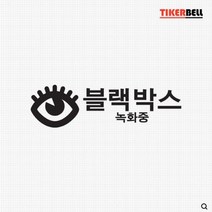 블랙박스 경고 데칼스티커 TKBL-08 경고스티커 기아 현대 쉐보레 쌍용, 그레이
